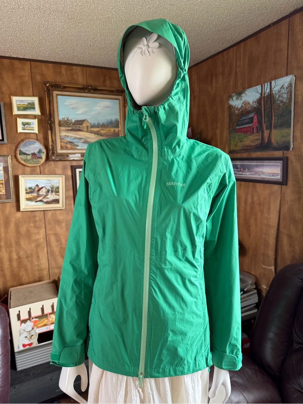 Marmot Bright Green Hooded Jacket